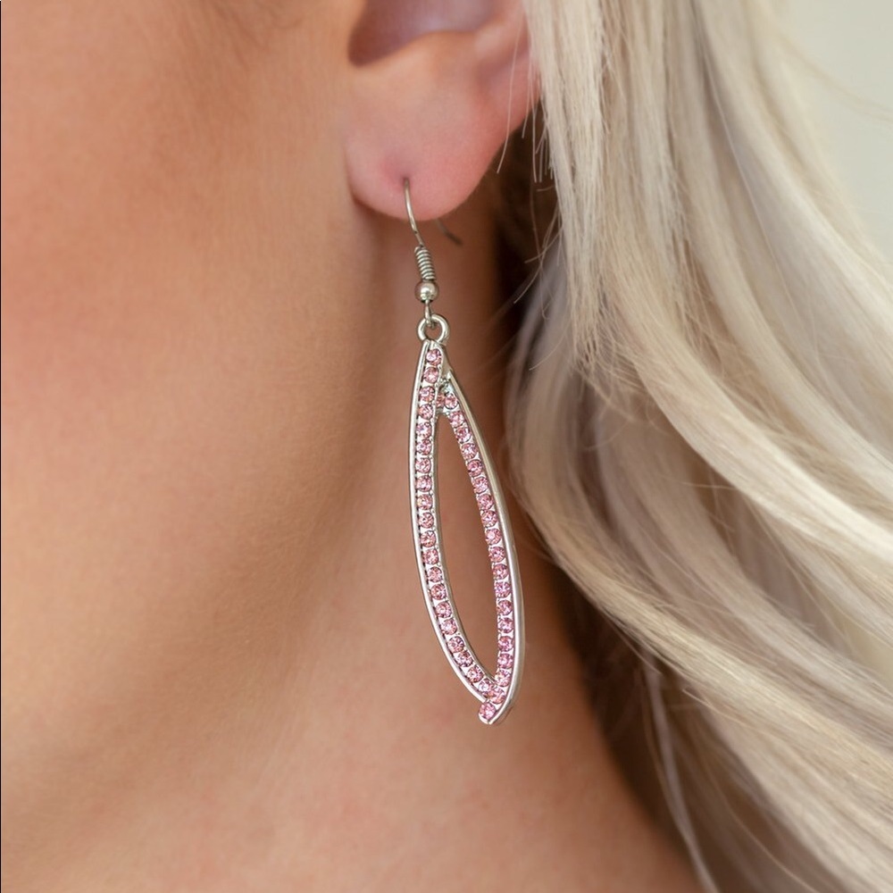Pink Ice Earrings